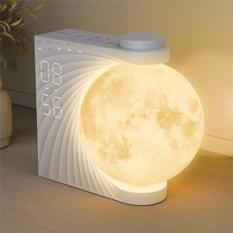 G6 Sunrise Alarm Clock with Moon Light & White Noise