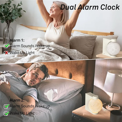 G6 Sunrise Alarm Clock with Moon Light & White Noise