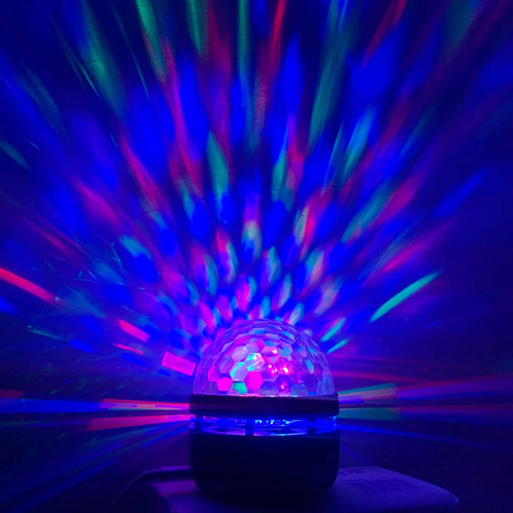 Projector Lamp – 7 Color Starry Ocean Wave Night Light